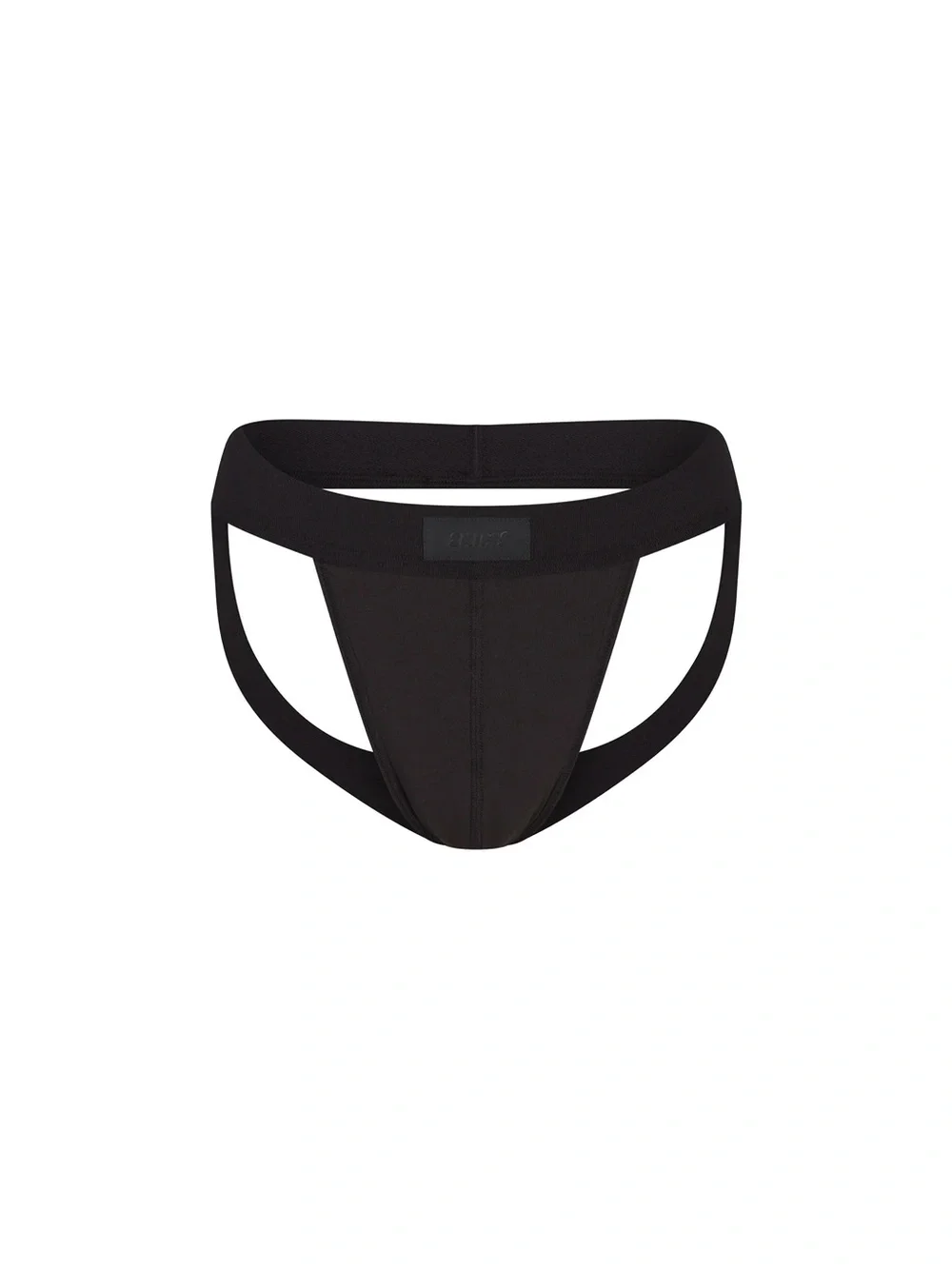 SKIMS Men's Black Cotton Athletic Jockstrap